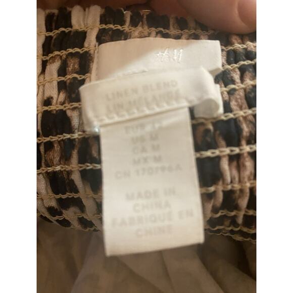 H&M Leopard Dress Size Large - Picture 7 of 10